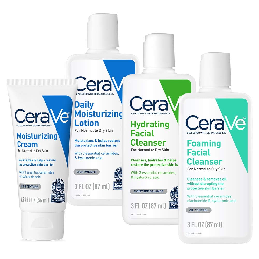Cerave Travel Size Toiletries Skin Care Set Contains Moisturizing