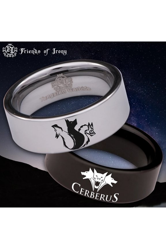 Cerberus Tungsten Carbide Ring