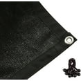 thumbnail image 1 of Cerbior 90% Sunblock Shade Cloth with Grommets for Garden Patio 12' X 12'(3.65x3.65m), Black, 1 of 6
