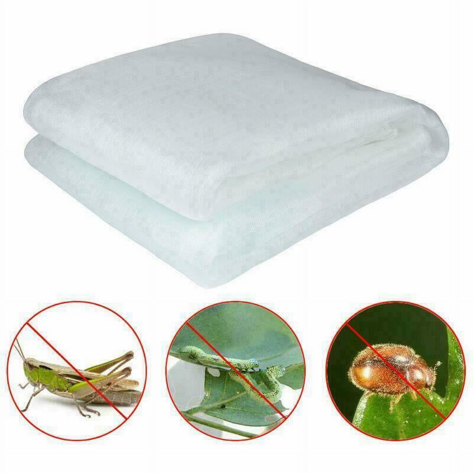 Cerbior Multi Sizes Garden Mosquito Netting Bug Insect Net Hunting Barrier Blind Garden 6.5 x 50 ft(2x15m)