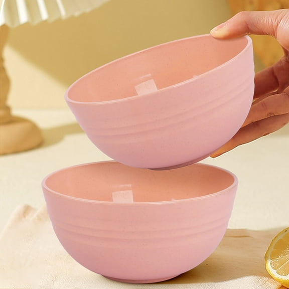 Cereal Bowls, Microwave and Dishwasher Safe, Lightweight Reusable Soup and Salad Bowls, Reusable Dessert Bowls for Rice, Pasta, Snack, Fruit, BPA Free