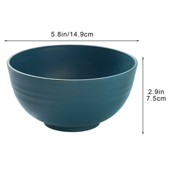 Cereal Bowls , Unbreakable And Reusable Light Weight Bowl For Rice Noodle Soup Snack Salad Fruit Dishwasher Safe, Microwave Safe