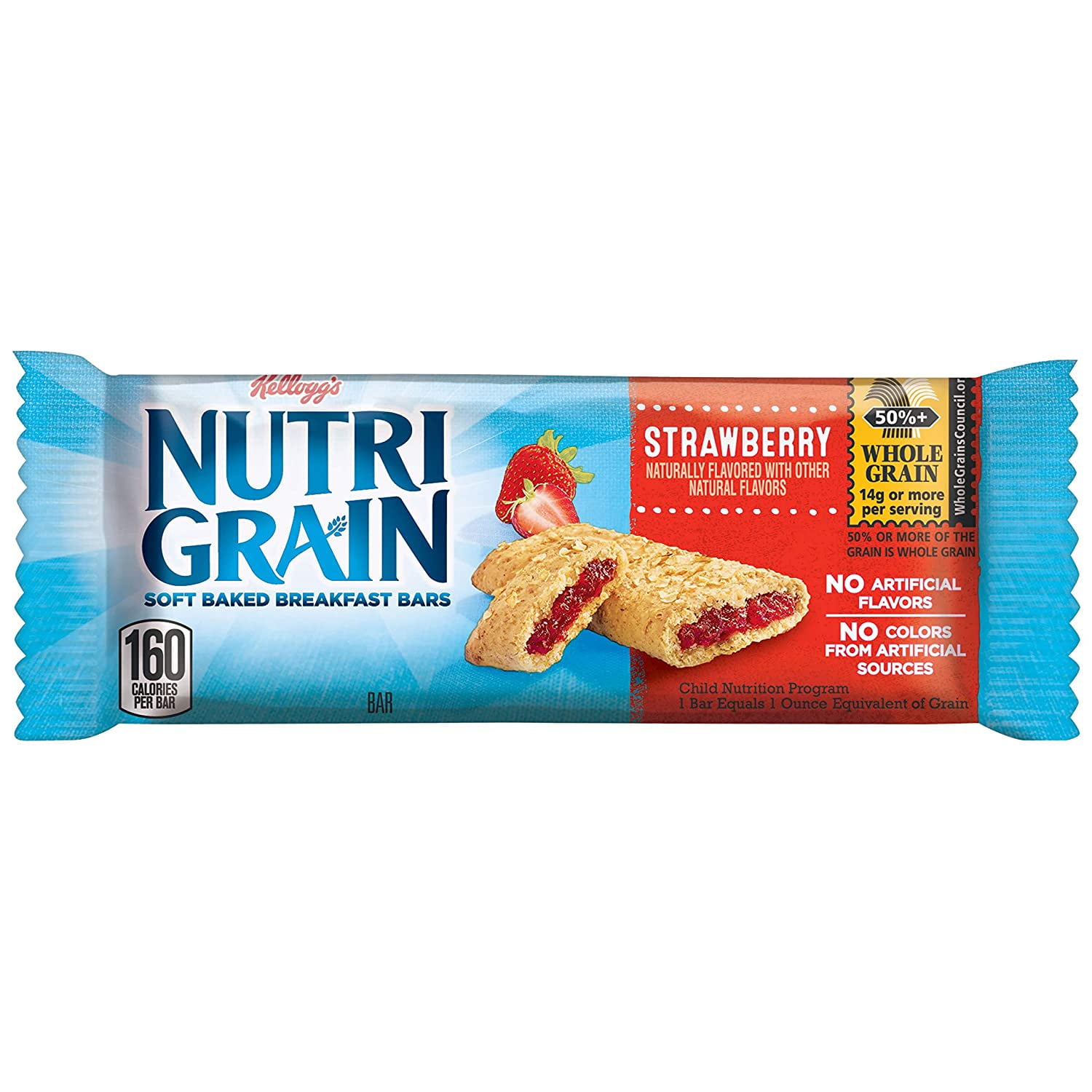 Cereal Breakfast Bars, Strawberry, 96 Count