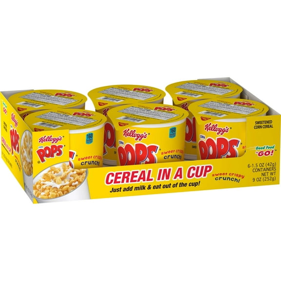 Cereal Cereal In A Cup Corn Pops, 1.5 Ounce Each -- 60 Per Case
