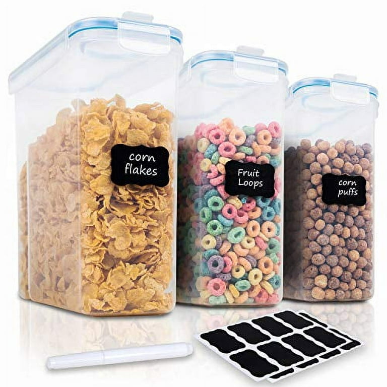 FOOD STORAGE CONTAINER 3 PIECE SET (PINT, QUART, AND 2 QUART) SEE THRU LID  COZA