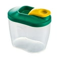 thumbnail image 1 of Cereal Containers Storage,1L Airtight Large Dry Food Storage Containers with Pouring Spout, Measuring Cup for Flour and Grain,BPA Free Plastic Dispenser, 5.51x4.72x3.34 Inch, Green, 1 of 8