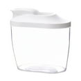 thumbnail image 1 of Cereal Containers,Storage Container with Airtight Lid and Pour Spout Food Storage,for Rice Flour Sugar Pet Dry Food,BPA-Free,Small Cereal Dispenser Kitchen Pantry Organizers Canister(White1000ML), 1 of 7