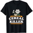 thumbnail image 1 of Cereal Killer Food Pun Humor Costume Funny Halloween Gifts T-Shirt, 1 of 5