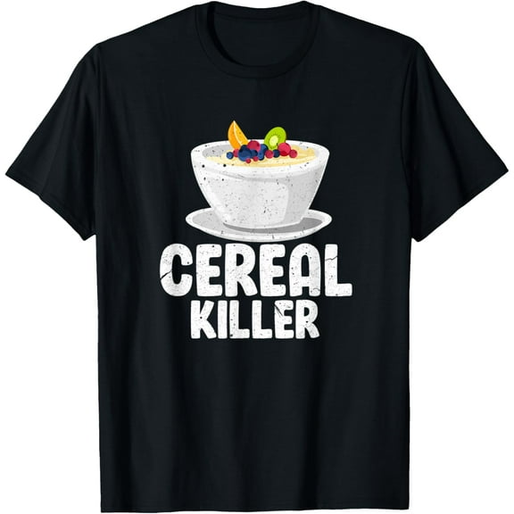 Cereal Killer Funny Breakfast T-Shirt