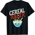 thumbnail image 1 of Cereal Killer I Costume Breakfast Cereal Halloween Party T-Shirt, 1 of 4