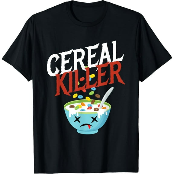 Cereal Killer I Costume Breakfast Cereal Halloween Party T-Shirt