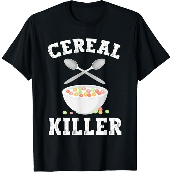 Cereal Killer cereal bowl Funny T-Shirt