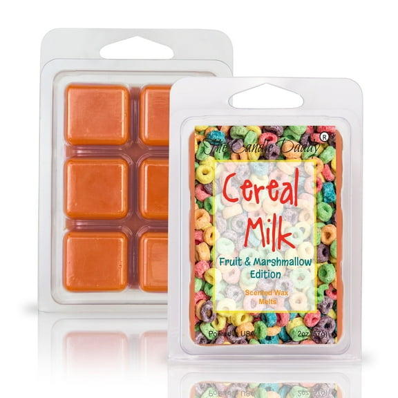 Cereal Milk - Fruit & Marshmallow Cereal Version Scented Wax Melt - 1 Pack - 2 Ounces - 6 Cubes