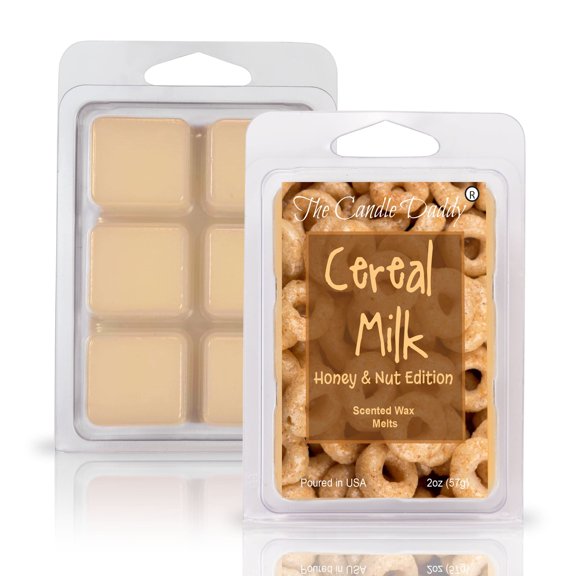 Cereal Milk - Honey Nut Cereal Version Scented Wax Melt - 1 Pack - 2 Ounces - 6 Cubes