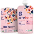 Cerebelly Organic Stage 2 Baby Food, Spinach Apple Sweet Potato, 4 oz