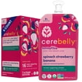 thumbnail image 1 of Cerebelly Organic Baby Food, Spinach Strawberry, 4 oz Puree Toddler Pouches, 6 Pack, 1 of 8