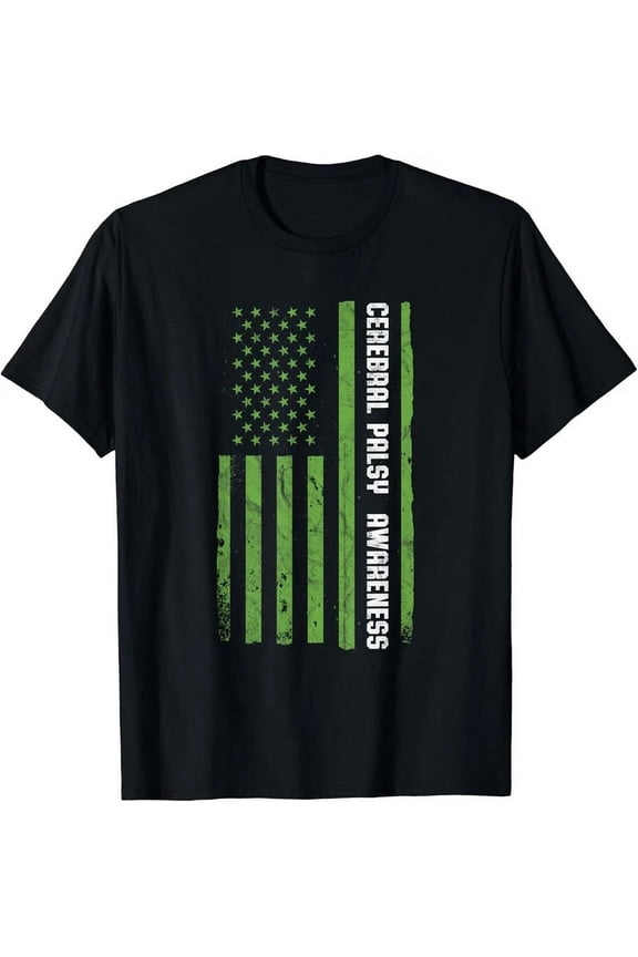 Cerebral Palsy Awareness Month American Flag Cp Gifts