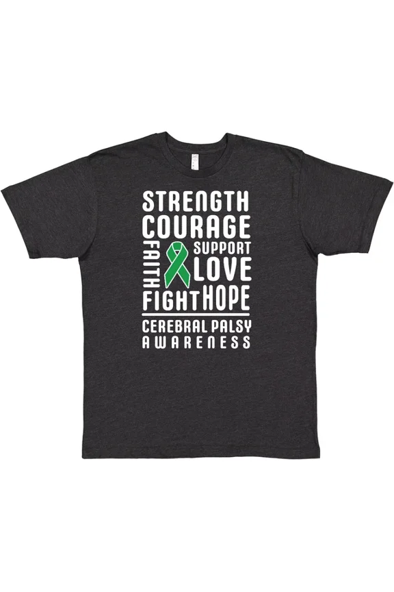 Cerebral Palsy Awareness Strength Support And Courage T-Shirt Month, Unisex T-Shirt