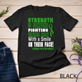thumbnail image 1 of Cerebral Palsy Awareness Strength Warrior T-Shirt Inspirational Green Ribbon Support Graphic Tee for Men Women Unisex Retro Style, 1 of 6