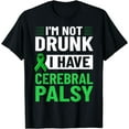 thumbnail image 1 of Cerebral Palsy Green Ribbon Brain Damage Awareness T-Shirt, 1 of 2