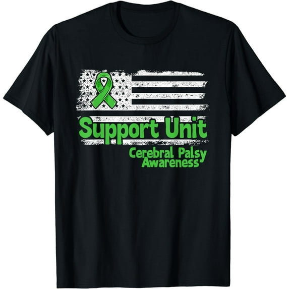 Cerebral Palsy Support Unit Flag Cerebral Palsy Awareness T-Shirt