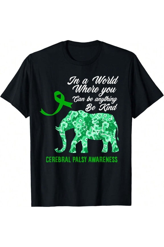 Cerebral Palsy Warrior CP Warrior Cerebral Palsy Awareness T-Shirt 100% Cotton T-Shirt