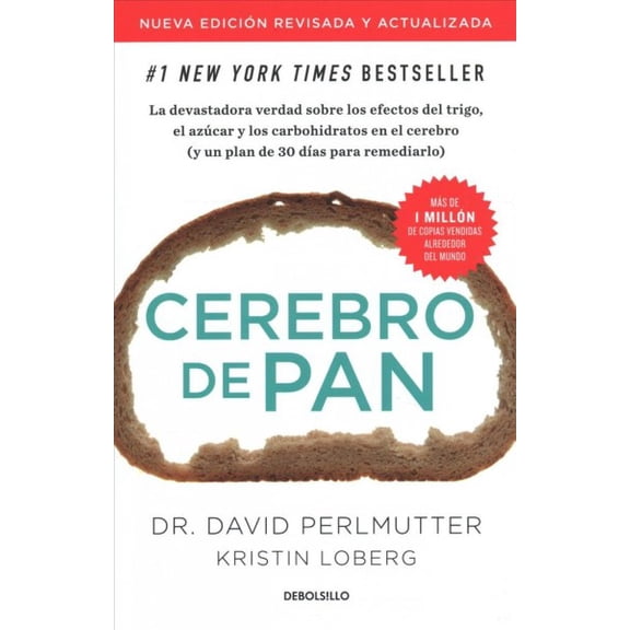 Pre-Owned Cerebro de pan (Edicin actualizada) / Grain Brain: The Surprising Truth About Wheat, Carbs, and Sugar (Paperback)