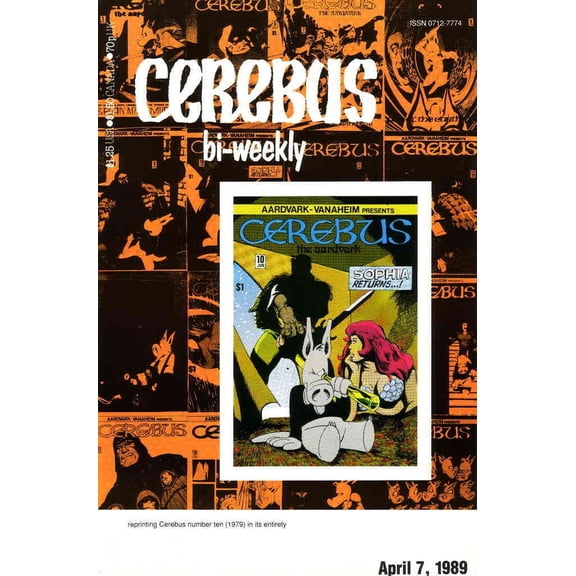 Cerebus Bi-Weekly #10 VF ; Aardvark-Vanaheim Comic Book