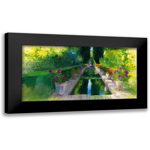 Cereceda Martinez, Angeles 18x11 Black Modern Framed Museum Art Print Titled - Granada II