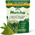 thumbnail image 1 of Ceremonial Grade Matcha Powder Infused with Moringa, Green Tea Extract, L-Theanine, Inulin, Spirulina, Ceylon Cinnamon, and Lemon Balm – 100% First Harvest Japanese Tea (30 Servings), 1 of 7