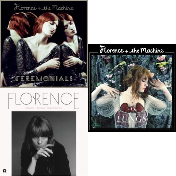 Ceremonials & How Big How Blue How Beautiful & Lungs (Red LP Vinyl)