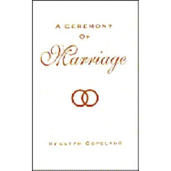Pre-Owned Ceremony of Marriage (Paperback) 0938458159 9780938458159