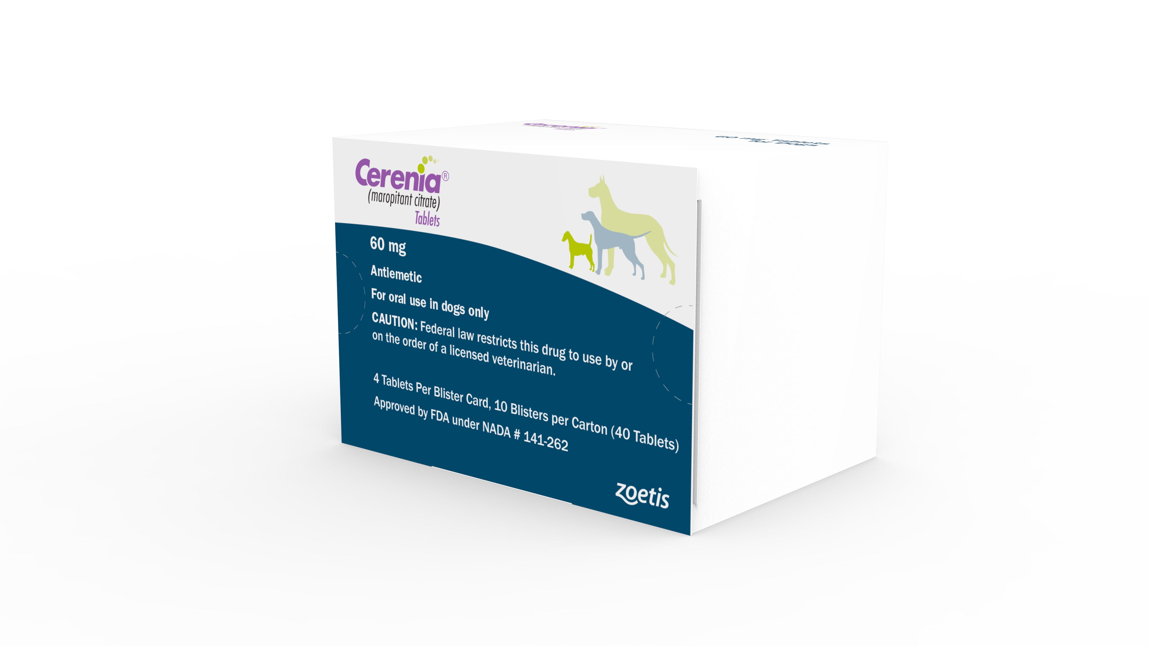 Cerenia 60mg Tablet 40 Pk