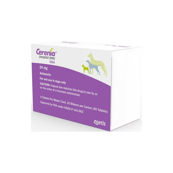 (4 pack) Cerenia (maropitant citrate) Tablets 24 MG