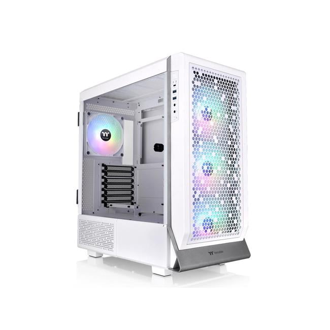 Torre Para PC Thermaltake Ceres 500 Snow Edition - Cristal Templado, 4 Ventiladores ARGB, Soporte Para GPU, Garantía 3 Años