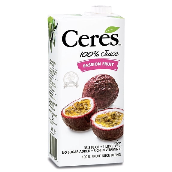 Ceres, Juice Passion Fruit, 33.8-Fluid Ounce (12 Pack)