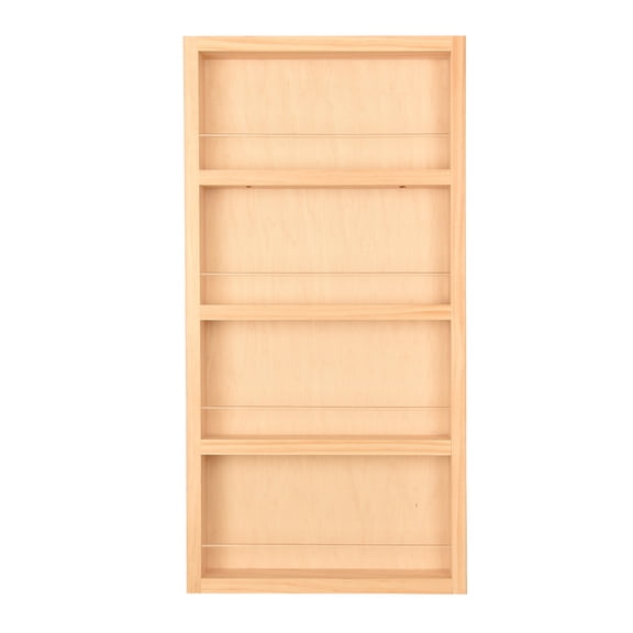 Ceres Unfinished On the Wall Spice Rack 21"h x 14"w x 2.5"d