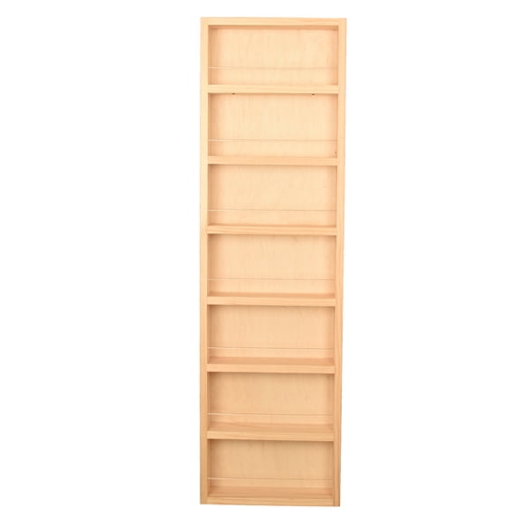 Ceres Unfinished On the Wall Spice Rack 48"h x 14"w x 2.5"d