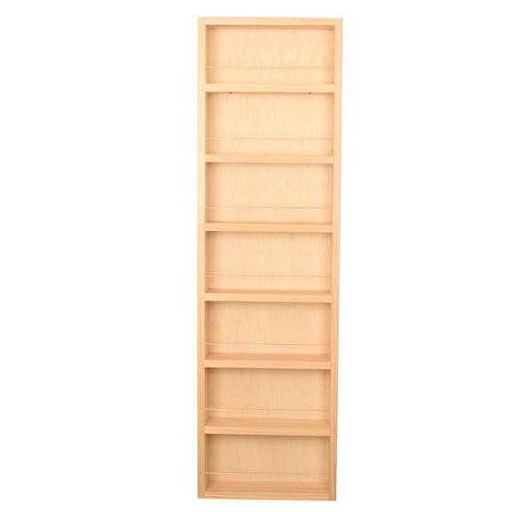 Ceres Unfinished On the Wall Spice Rack 48"h x 14"w x 2.5"d