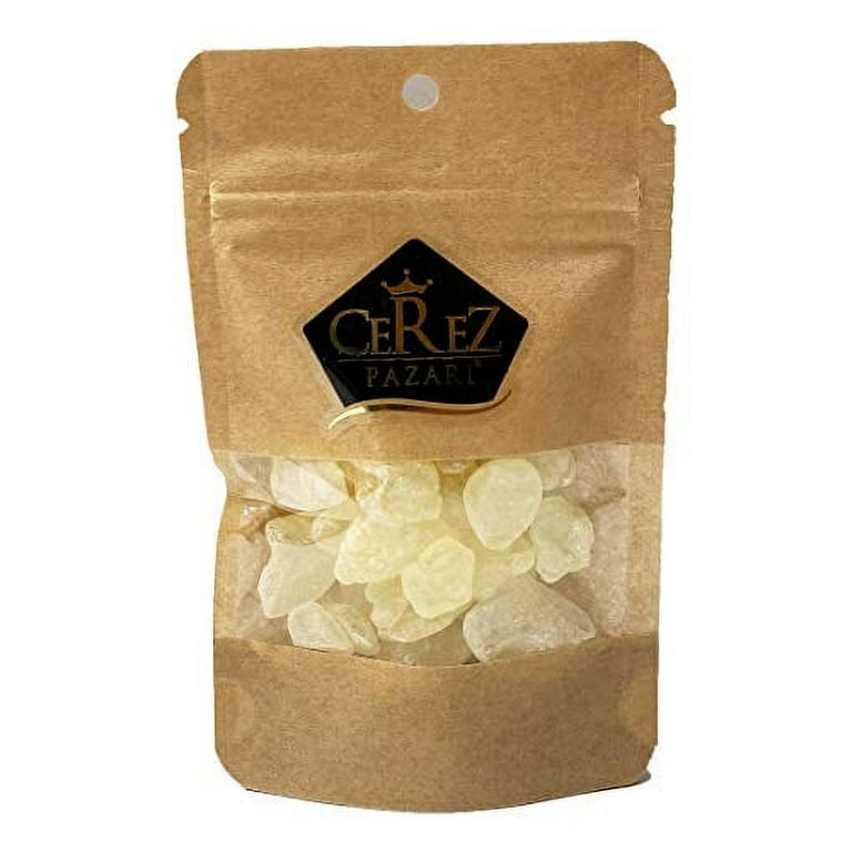 Cerez Pazari Natural Mastic Gum in Resealable Bag 0.88oz 25gr, 100