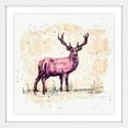 thumbnail image 1 of "Cerf Rose Creme" Framed Painting Print, 1 of 6