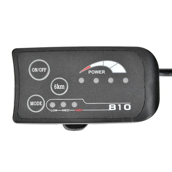 Cergrey Electric Bicycle 810 LED Display With 4-Wire Cable Control Panel,LCD Panel,LED Display