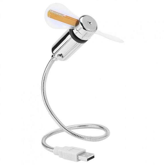 Cergrey LED Programmable Fan, USB Message Fan Flexible Fan, For Laptop Desktop Or PC Notebook