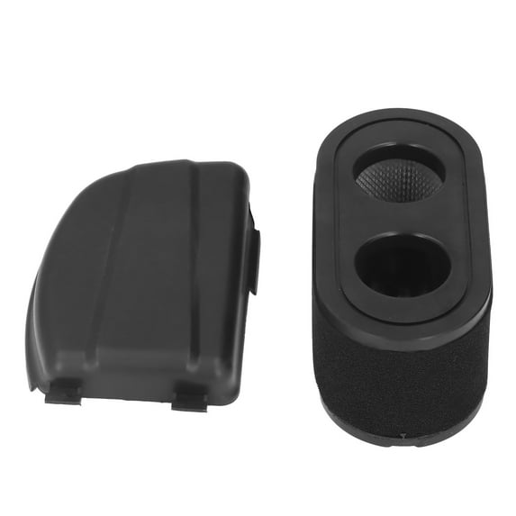 Cergrey Lawn Mower Air Cleaner,Lawn Mower Air Cleaner Cover,Air Cleaner with Cover Kit 594106 Plastics Black Wearproof Replacement for Lawn Mower Engine