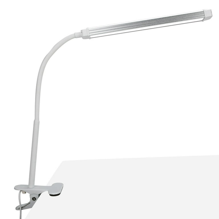 Cergrey Portable LED Clip-On Desk Lamp Adjustable USB Plug-In Nail Art  Beauty Lamp Silver,LED Lamp,Table Lamp 