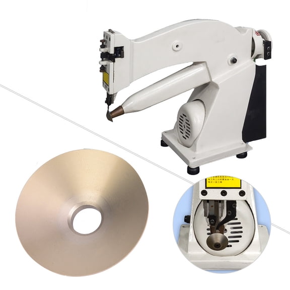 Cergrey Shoe Bottom Trimmer,Leather Trimming Machine Knife Sewing Machine Shoe Bottom Trimmer Round Knife 35mm,Shoe Trimmer