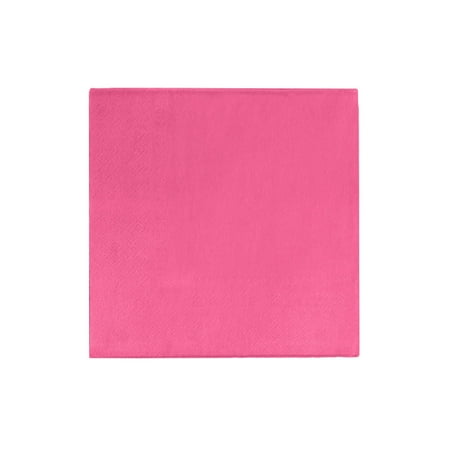 Cerise Cocktail Napkins | Cerise Drink Napkins | Cerise Beverage Napkins - 5in. x 5in. Folded - 2-Ply - 20 Pieces/Pkg. (fdp95004)