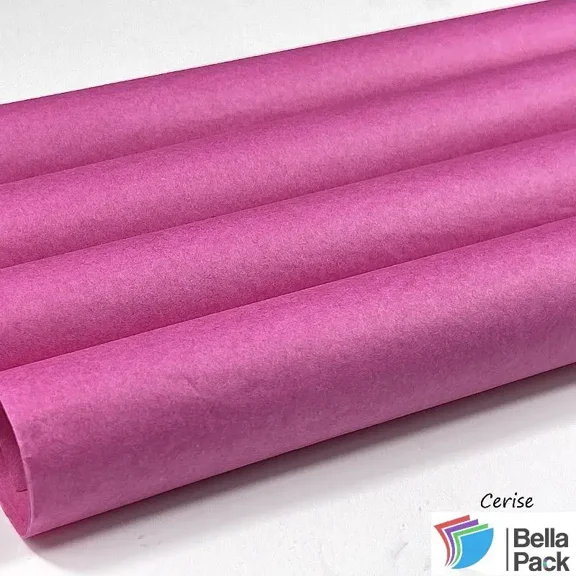 Cerise Color Gift Tissue Paper 20x20" 24 sheets/Pack
