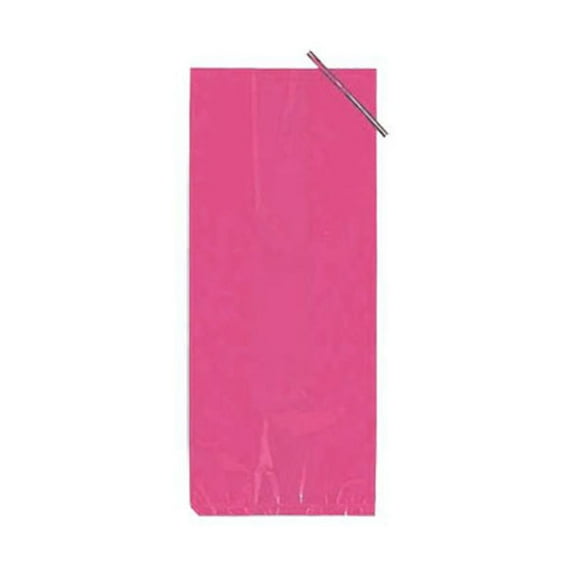 Cerise Sack Bags | Cerise Poly Bags - 11.5in. x 5in. - 36 Pieces/Pkg. (fdp1231cerise)