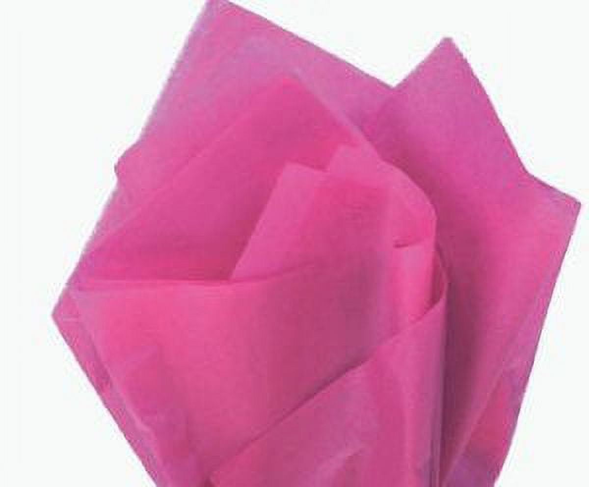 Hot Pink Tissue Paper 20 Inch X 30 Inch Sheets Premium Gift Wrap Paper